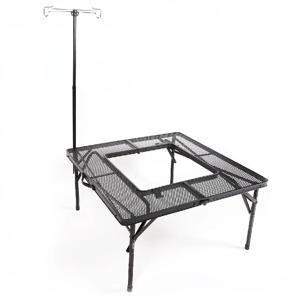 아이언 메쉬 화로테이블 높이조절형