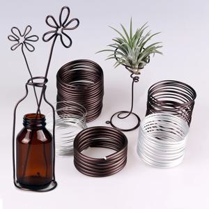 100g 알루미늄 와이어 공예 분재 철사 식물지지대 2colors