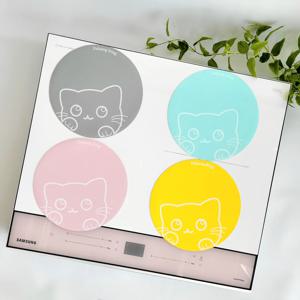고양이 인덕션 보호매트 원형