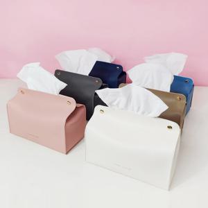 자체제작 가죽 티슈커버/각티슈커버 6color