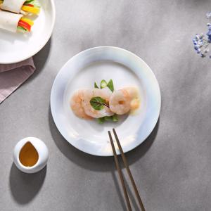 오로라 홀로그램 디저트 카페 브래드접시 15cm