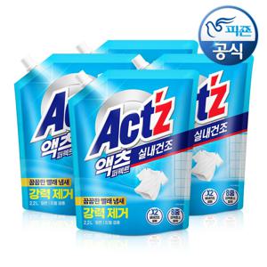 액츠 실내건조 겸용 2.2L(리필)x4개