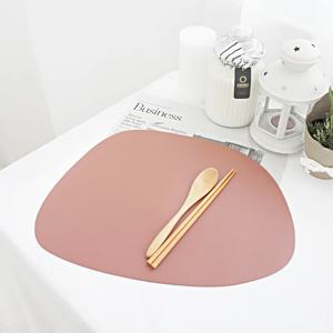 국산 자체제작 조약돌 가죽 테이블매트 식탁매트 7colors