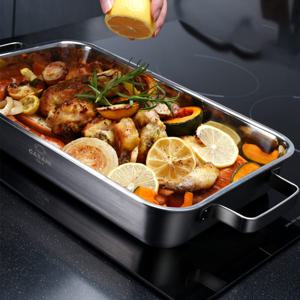 IH 통3중 인덕션 사각 와이드팬 스텐 후라이팬