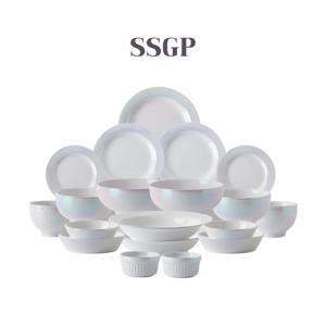 오로라 홀로그램 펄 식기세트 2인 홈세트 19p