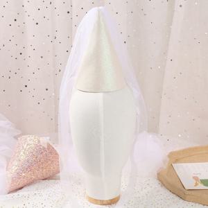 고깔모자 글리터 요정고깔 DIY 요정 베일 파티햇