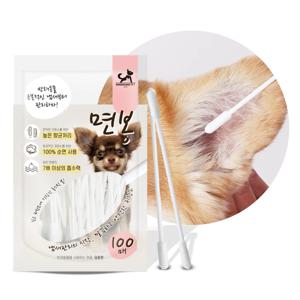반려동물 귀청소 면봉 100매 4p