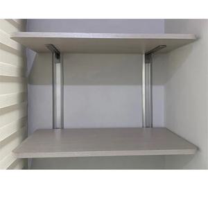 벽선반2단(AL기둥)높이100cm(상판가로100*38cm)