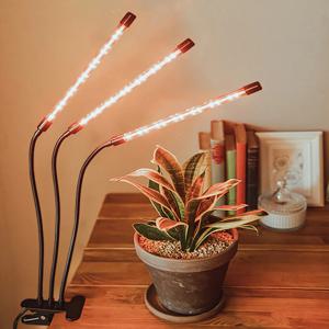 LED 바형 식물 등 전구 생장등 성장 조명 재배등 블랙 3구