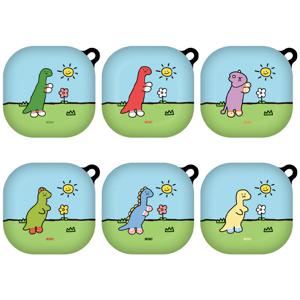 9C9C 양말공룡 피크닉 갤럭시 버즈2/프로/라이브 하드케이스