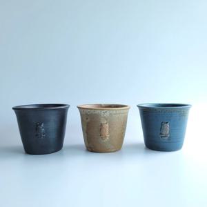 '부엉이의 숲' 도자기 화분