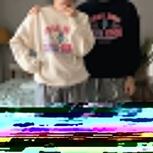 커플 여남공용 브루니 베어 기모 잠옷 상의 3color