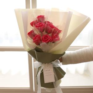 기념일 졸업식 비누장미 10송이 꽃다발