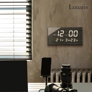 국산 FM수신 데이트 거실 집들이 카페 인테리어 LED 전자 벽시계 2colors