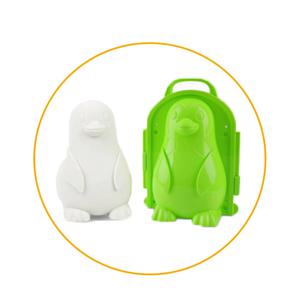 1+1 눈오리 눈사람 틀 집게 스노우 볼 메이커 눈뭉치제조기 (6. 펭귄)