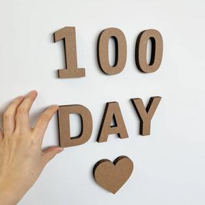 골판지 입체 이니셜 레터링 글자 (벽부착/스탠드형)