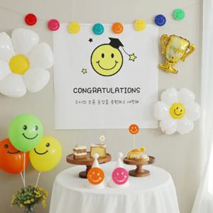 스마일 졸업 현수막 3size