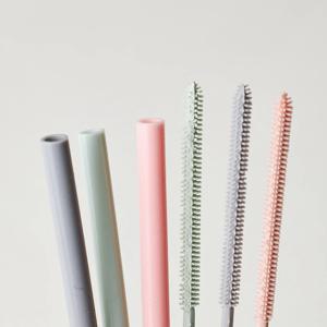 국산 프리미엄 실리콘 빨대+빨대솔set