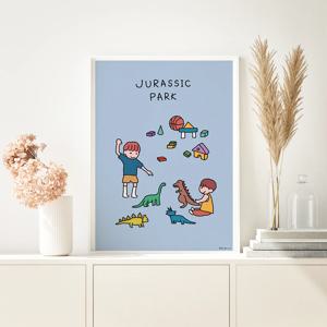 가족 포스터 신혼집 아이방 아기방 인테리어 그림 34. Jurassic park