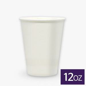 친환경종이컵 무지 12oz (100개)