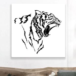 풍수 인테리어 백호1 그림 호랑이 돈들어오는 그림 금전운 사업운 명예운
