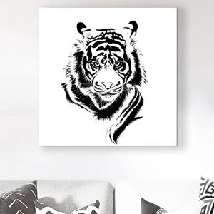 풍수 인테리어 백호2 그림 호랑이 돈들어오는 그림 금전운 사업운 명예운