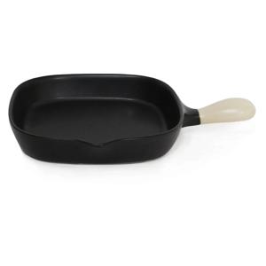 산토 직화 오븐 사각 손잡이팬 대 (아이보리)