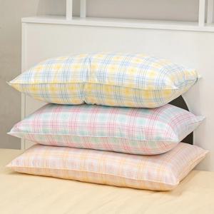 더블리 미카체크 마이크로 베개커버 50x70 3color 소프트 향균기능 사계절 침구