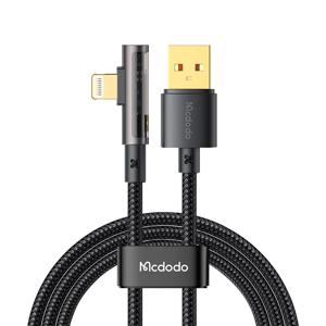 아이스 90도 USB-A to 8핀 고속충전 케이블 CA351