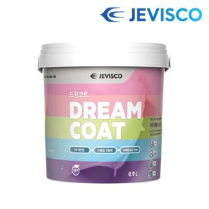 제비스코 올인원 드림코트 친환경 다용도 인테리어 페인트 0.9L