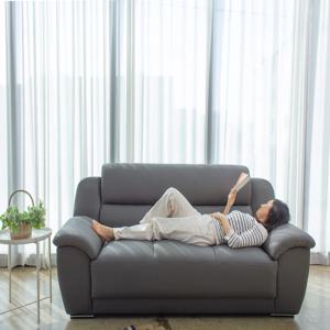 로미오 3인용 가죽소파 그레이 (대형마트 입점상품)