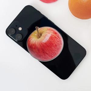 음식 과일 아크릴 그립 스마트 톡 - 사과