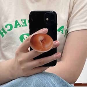 음식 과일 아크릴 그립 스마트 톡 - 베이글