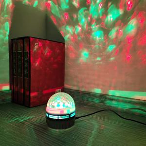 LED 미니 회전 미러볼 BZ-LR100 무대 조명 RGB회전 디스코 DJ 파티