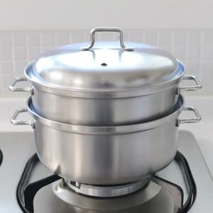 장인이 만든 아이자와공방 2단 찜기 (IH인덕션 대응) - 20cm