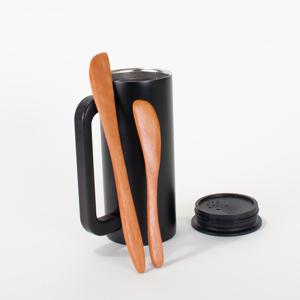 단단한 용안나무로 만든 천연옻칠 버터나이프 145