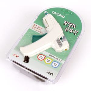 오공 핫멜트 글루건 20W 빠른예열 가정용 소형 미니 글루건 심 7mm용 스틱