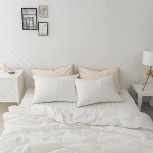 크림 워싱순면 고밀도 60수 이불세트SS Q 4color 호텔침구 따뜻한이불