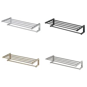 바노테크 욕실 화장실 2단 선반 수건걸이 VA-500BC