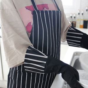 모던 시크한 윤식당 스트라이프 앞치마