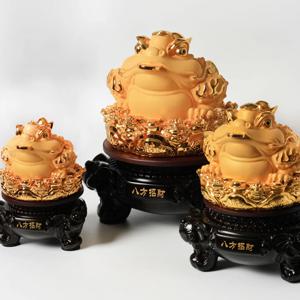 재물운 황금 삼족두꺼비 장식품 3size