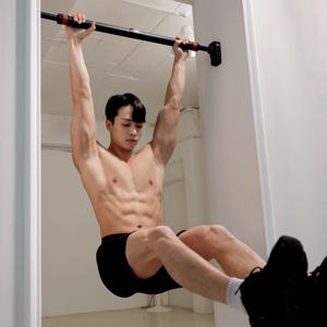 멜킨 락튼 문틀 철봉 가정용 실내 턱걸이 풀업바 장축