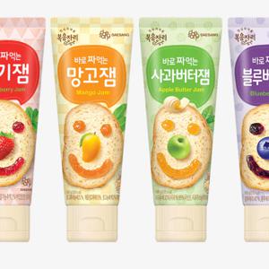 바로짜먹는잼 100g 3개  4종(딸기/ 망고/ 블루베리/ 사과버터)