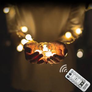 LED 리모콘 앵두전구 감성 캠핑 무드등 차박 줄조명 (USB/건전지)