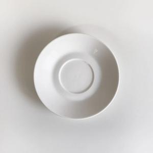 도자기 티코스터 화이트 컵받침 1P