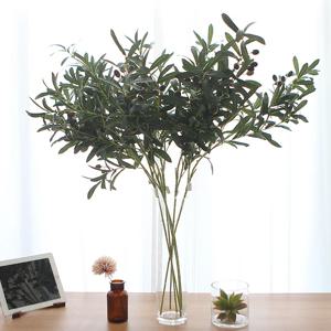 올리브 열매 가지 (100cm) 실크플라워 인테리어 조화꽃 조화나무
