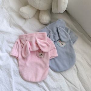 토끼 후드 티셔츠 강아지옷 S-2XL