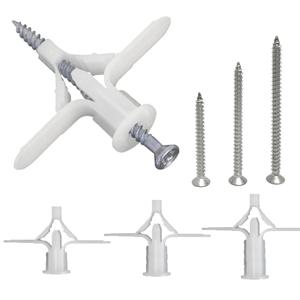 석고보드 동공 토글 앙카 천장용 토글러 12mm 18mm 24mm 피스 나사 M4