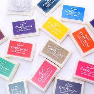 단색 컬러 도장 스탬프 잉크 패드