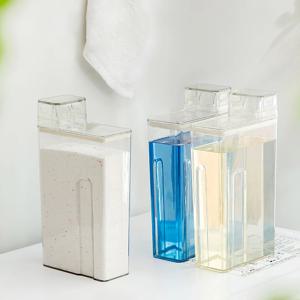 액상 세제 소분용기 액체 리필 세제통 흘림방지캡 라벨포함 2color 2size